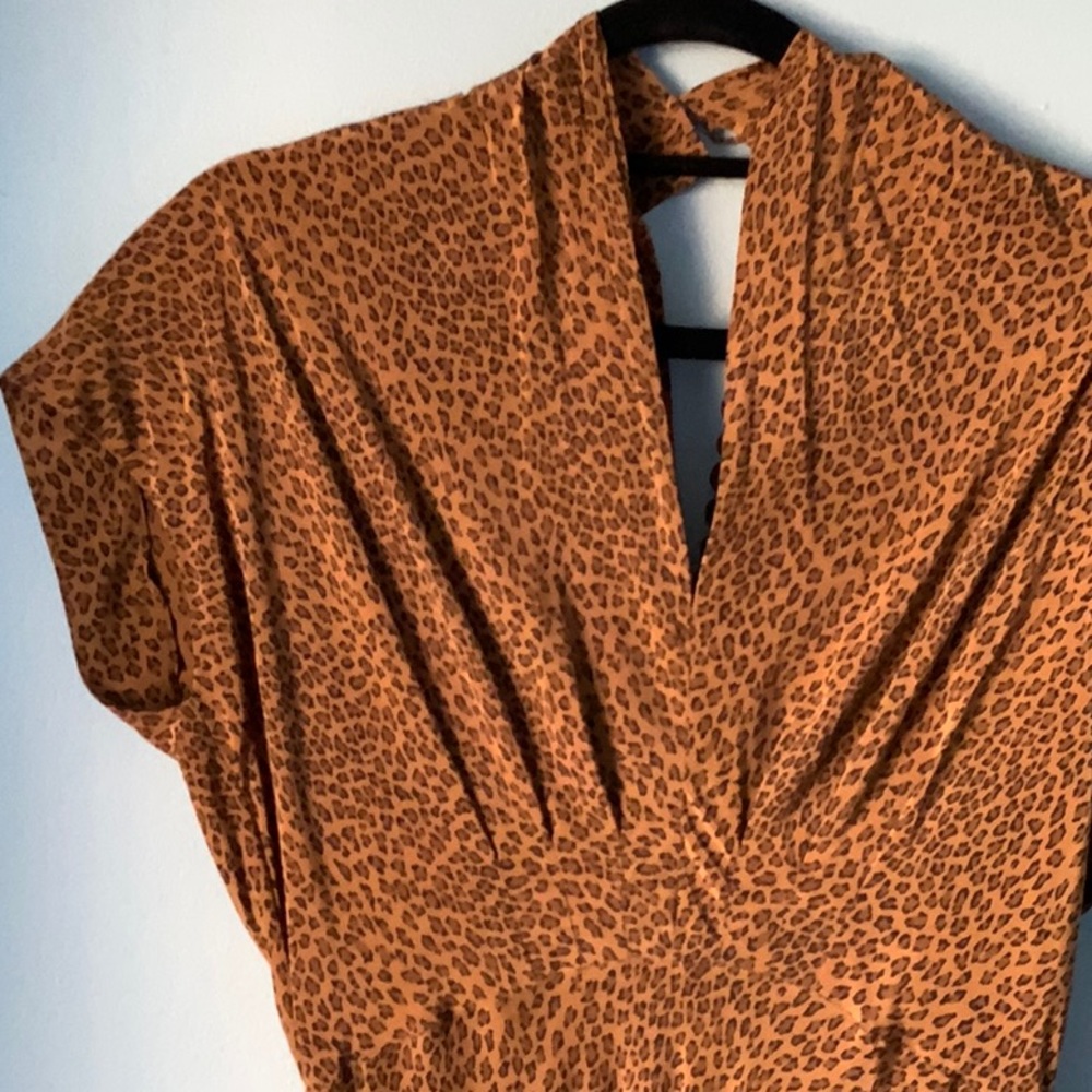 Vintage J Petersman Company leopard print Dress